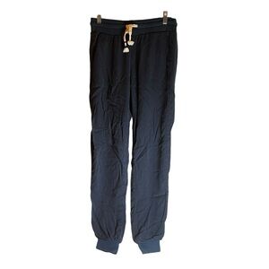 Sol Angeles Joggers XS Navy Blue 100% Tencel Material Breathable Light Women
